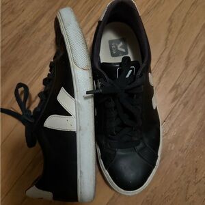 Veja Classic Black and White Sneakers